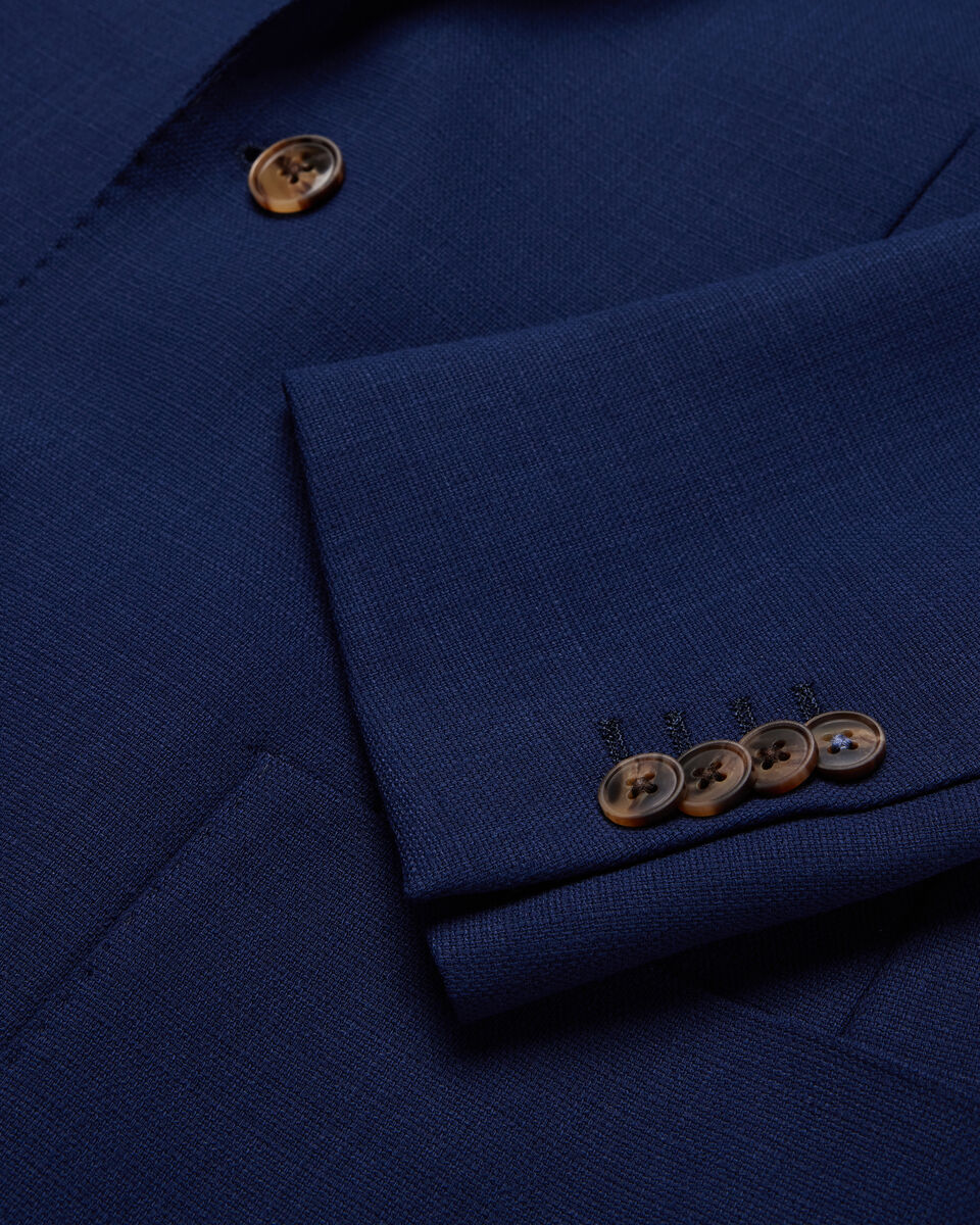 Slim Stretch Blazer, Navy, hi-res